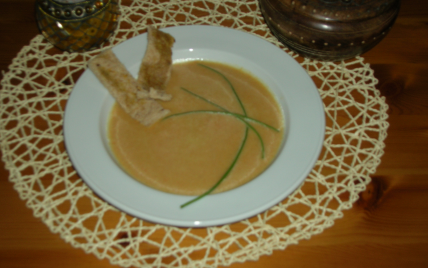 Velouté de carottes au lait de coco