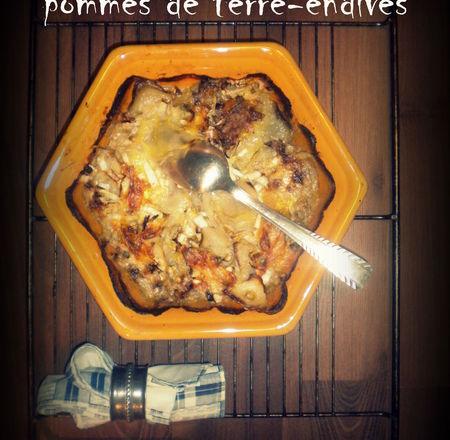 Tartiflette version fille endives et pommes de terre