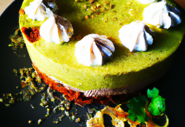 Cake chorizo banane et mousse citron vert