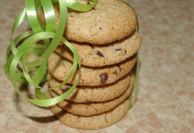 Cookies à la crème de nougat et aux pépites de chocolat