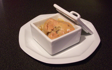 Petite cocotte de Saint Jacques au foie gras