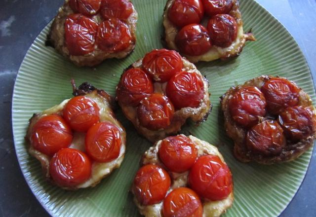 Tatins de tomates cerises