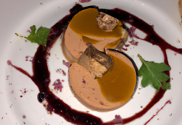 Foie gras au banyuls.