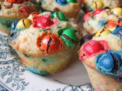 Muffins aux M&M's