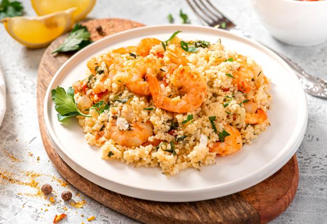 Couscous de crevettes et sa bisque Thermomix