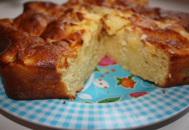 Gâteau aux pommes.