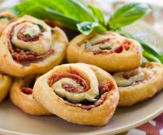 Pizza rolls au jambon de Parme