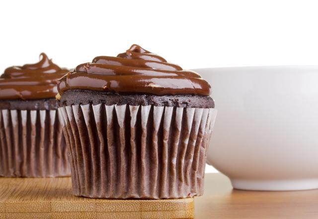 Cupcakes végétaliens au chocolat (sans produits laitiers, sans œufs)