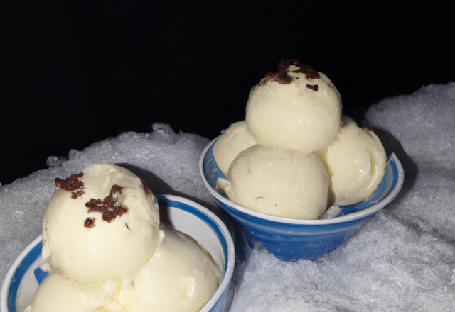 Boules de neige à la crème de chicorée