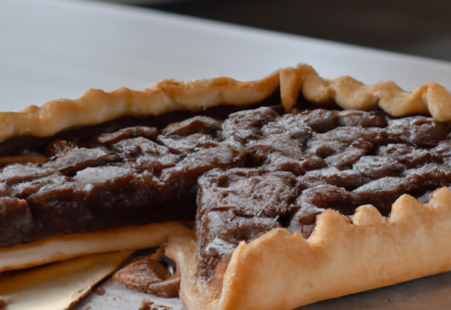 Tarte au chocolat  facile