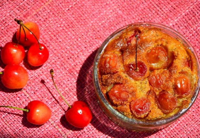 Clafoutis aux cerises et pain d'épice