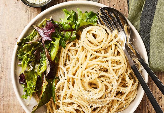 Spaghettis poivre & parmesan