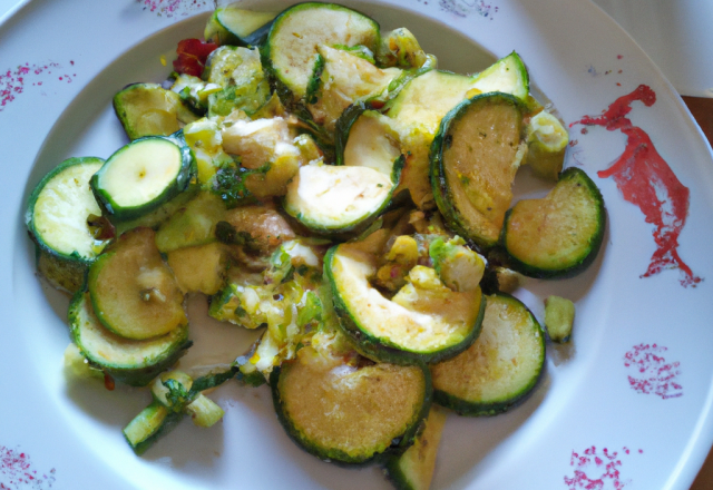 Salade de courgette