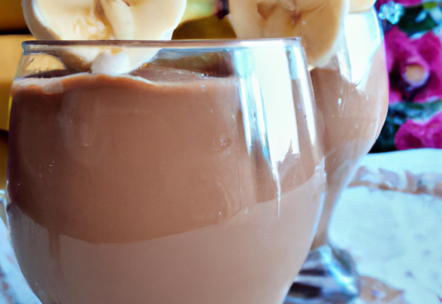 Smoothie chocolat et banane