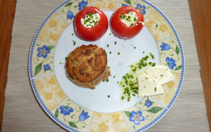 Petits cakes au thon et ses tomates mozzarella