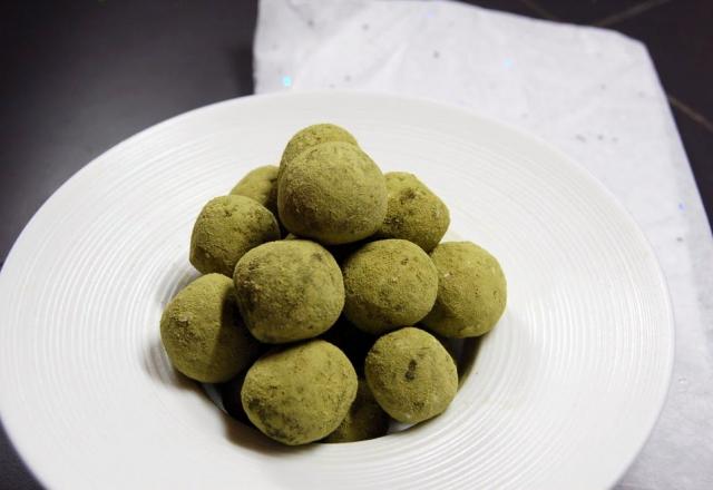 Truffes au matcha