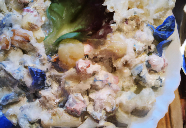 Salade de pâtes au gorgonzola