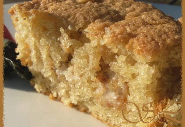 Financier au fondant de chocolat blanc-spéculoos