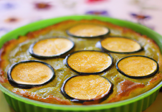 Flan de courgettes, régal des enfants