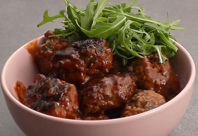 Boulettes de viande sauce barbecue