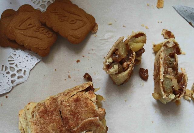 Strudel Pommes-Speculoos