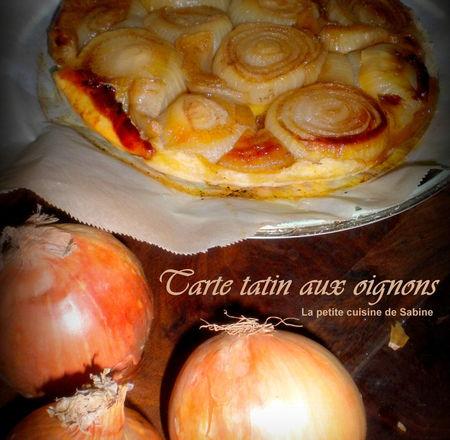 Tarte tatin aux oignons