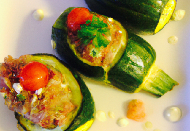 Courgette farcies