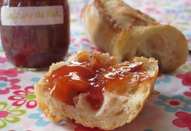 Confiture à la vanille et au kaki