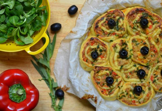 Tarte bouclette au thon et Mayonnaise