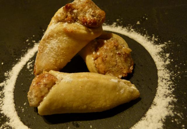 Cornets aux amandes 'makrout el louz'- recette algérienne