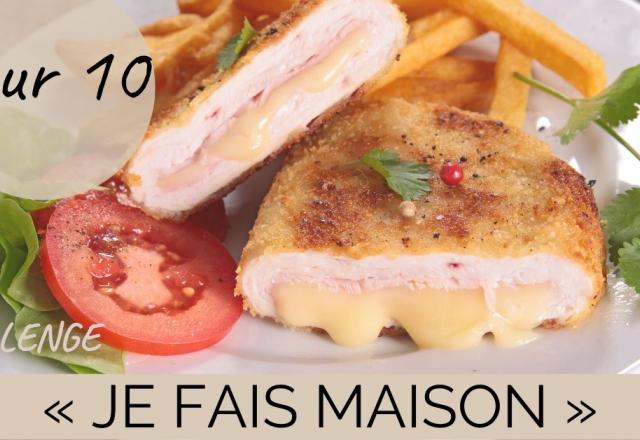 Challenge "je fais maison" Jour 10 : un cordon bleu maison