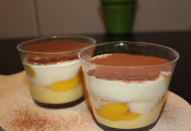 Tiramisu rapide à la mangue