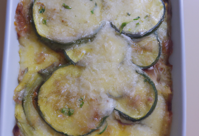 Gratin de courgettes maison