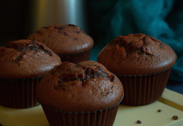 Muffins au chocolat simples et délicieux