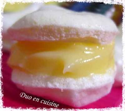 Meringues-citrons façon macarons!