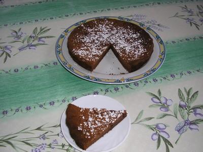 Gâteau au chocolat citronné