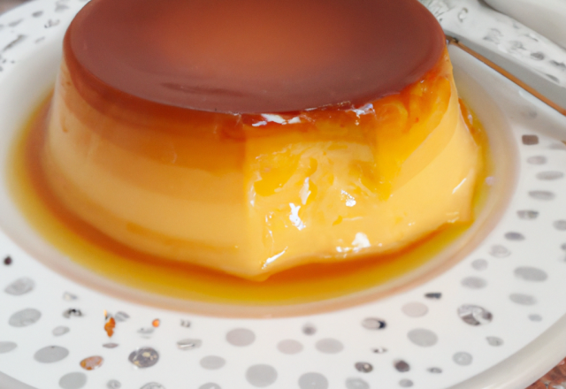 Flan au café maison