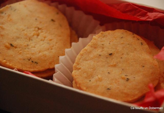 Crackers au Parmesan et au Thym