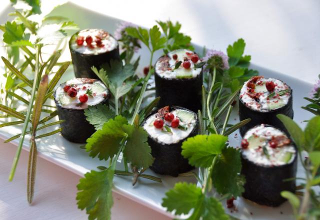 Maki sushis à la provençale