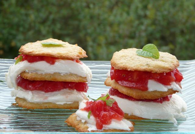 Millefeuilles aux couleurs de l'été