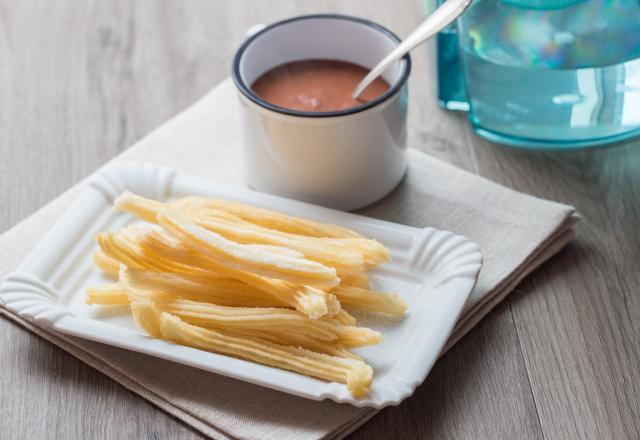 Churros et chocolat chaud