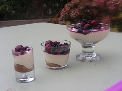 Tiramisu aux fruits rouges