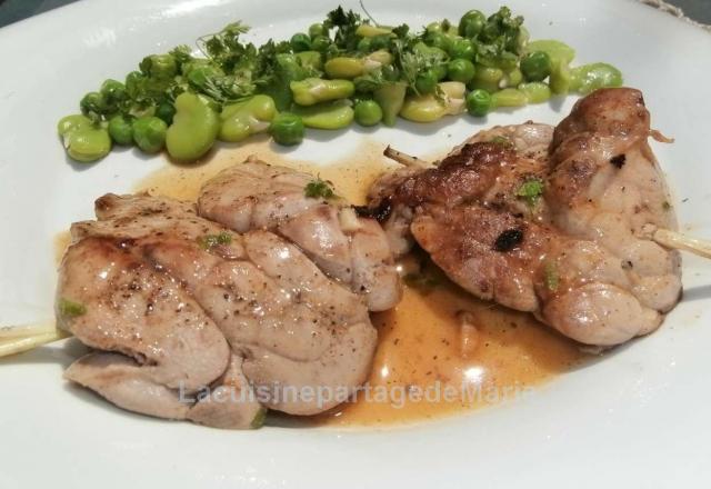 Ris de veau à la citronnelle