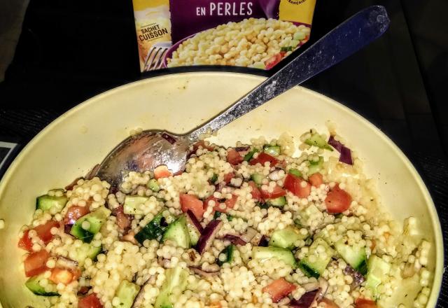 Couscous de perles façon taboulé