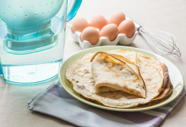 Crêpes sans lait pour les intolérants au lactose