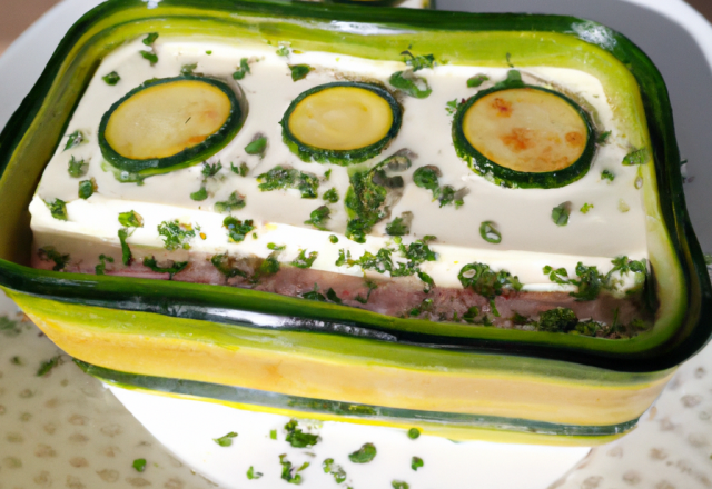 Terrine de courgettes au chèvre