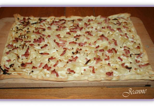 Flammenküche ou tarte flambée