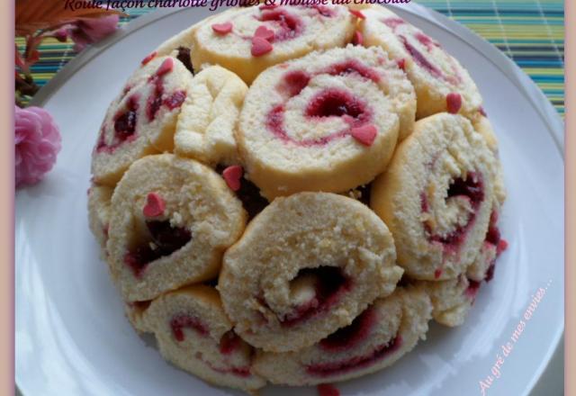 Gâteau roulé façon charlotte