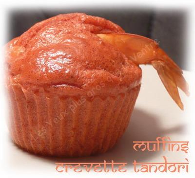 Muffins crevette tandori