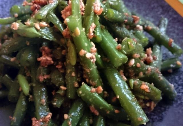 Haricots verts au sésame